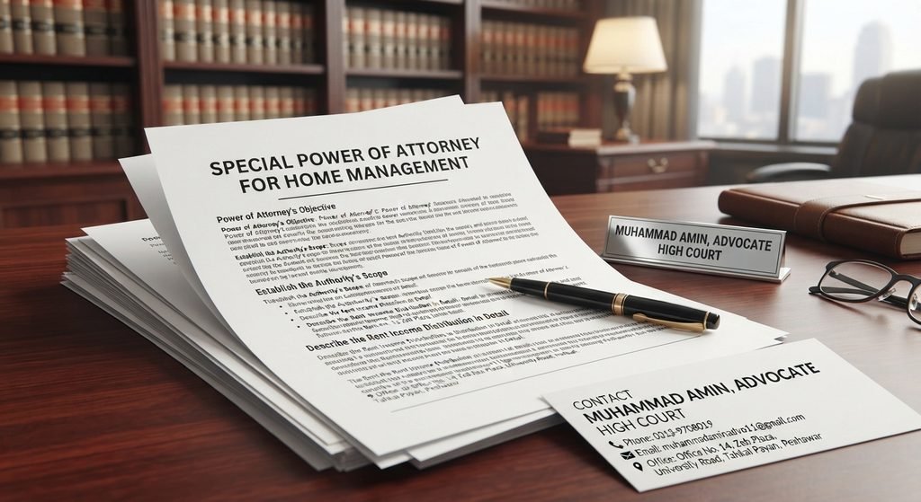 Special Power of Attorney for Home Management in Pakistan